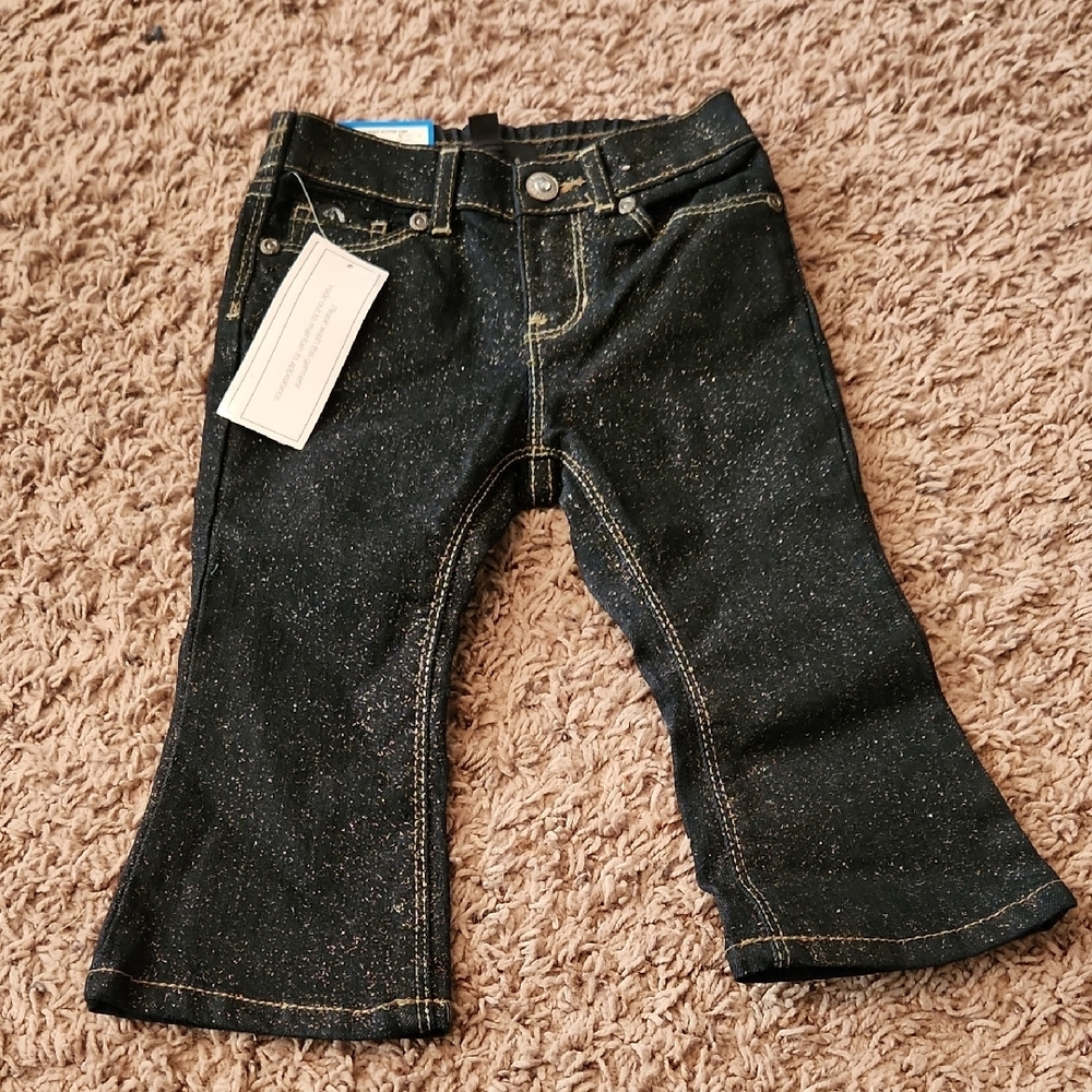 Jordache - Children's Classic Black Boot-Cut Jeans - Size 18M
